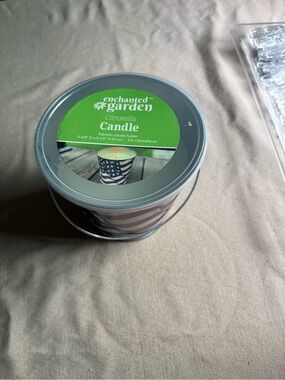 Citronella candle 5-5/8” D x 5-1/4” H 24oz. Never used